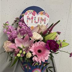 Rainbow hatbox large