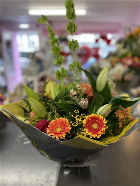 Autumnal Glow Flowers by Lesley Strachan Florist Lanark