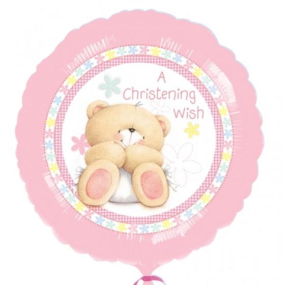 Christening Balloon Flowers by Lesley Strachan Florist Lanark
